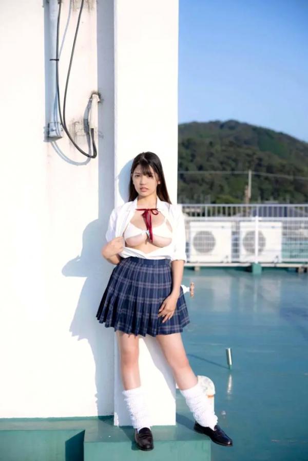    Aoi Fujino 藤乃あおい - 极致性感连体泳装大尺度写真，浴室湿身诱惑，傲人曲线女神视觉盛宴第64张图片