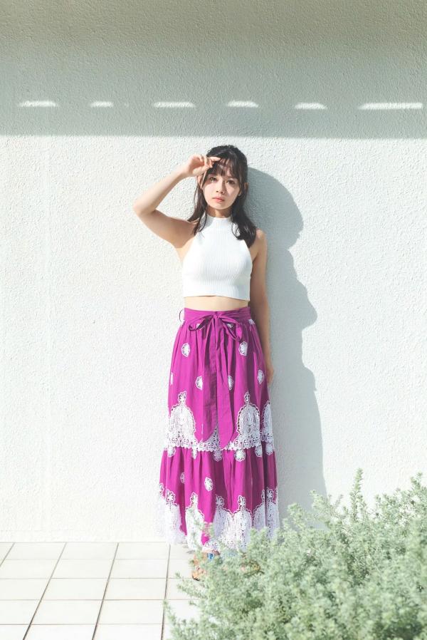    ＃ババババンビ近藤沙瑛子「Pure purple」FRIDAY写真集，居家湿身内衣与清纯泳装，展现极致纯欲性感美态第14张图片