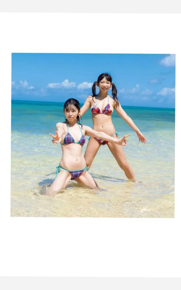    Marina Nagasawa 長澤茉里奈 & Seera Nagasawa 長澤聖愛 - W pocchi 日系户外写真，清新童颜女神沙滩唯美画报第16张图片