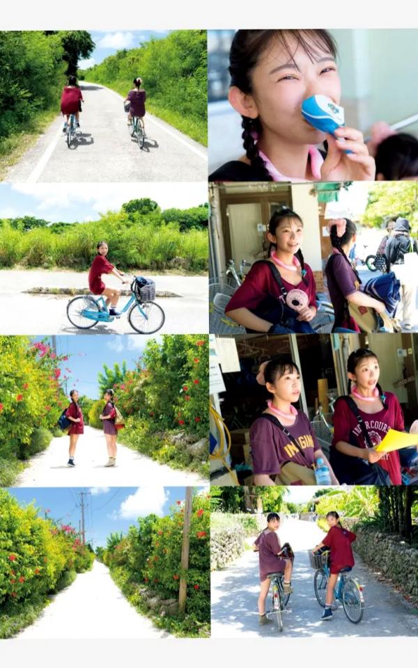    Marina Nagasawa 長澤茉里奈 & Seera Nagasawa 長澤聖愛 - W pocchi 日系户外写真，清新童颜女神沙滩唯美画报第53张图片