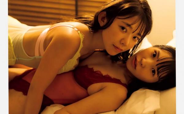    Marina Nagasawa 長澤茉里奈 & Seera Nagasawa 長澤聖愛 - W pocchi 日系户外写真，清新童颜女神沙滩唯美画报第76张图片