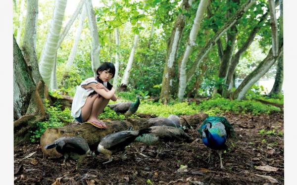    Marina Nagasawa 長澤茉里奈Pocchi 2写真：居家弹唱、比基尼诱惑与孔雀森林精灵风第52张图片