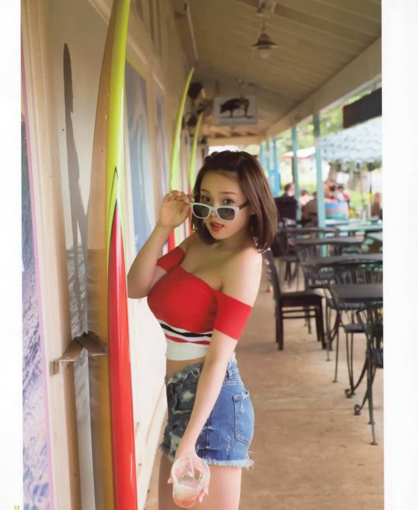    Ai Shinozaki 篠崎愛 - Mugen 夢幻：性感内衣写真与黑色裙装户外街拍，展现童颜巨乳极致诱惑曲线第37张图片