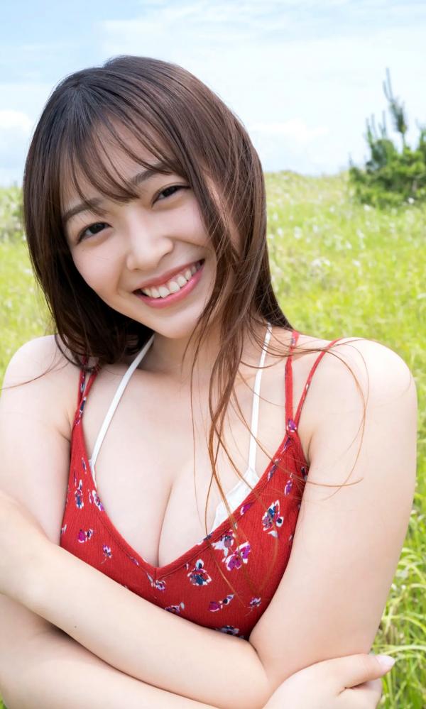    【高清精选】黑江こはる（Koharu Kuroe）甜美泳装写真，夏日泳池边的清纯诱惑，展现令人心动的迷人曲线与治愈笑容，元气满满的日系女神。第4张图片