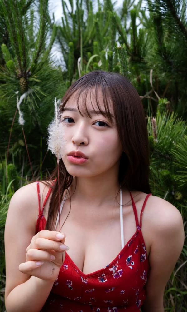    【高清精选】黑江こはる（Koharu Kuroe）甜美泳装写真，夏日泳池边的清纯诱惑，展现令人心动的迷人曲线与治愈笑容，元气满满的日系女神。第5张图片