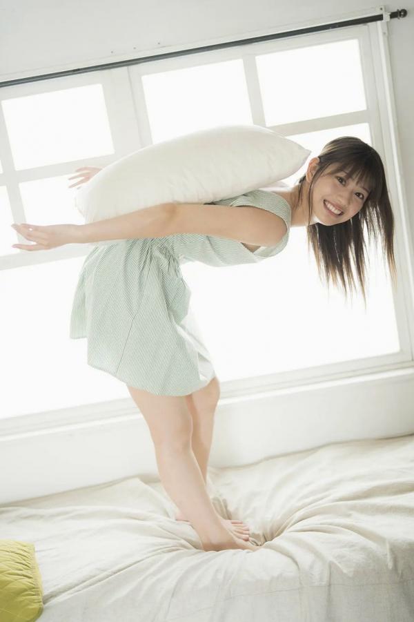    白石まゆみ《グラから見るか？エモから見るか？》外景写真与室内私房，清新治愈，尽显女神甜美灵动与自然纯净气息第3张图片