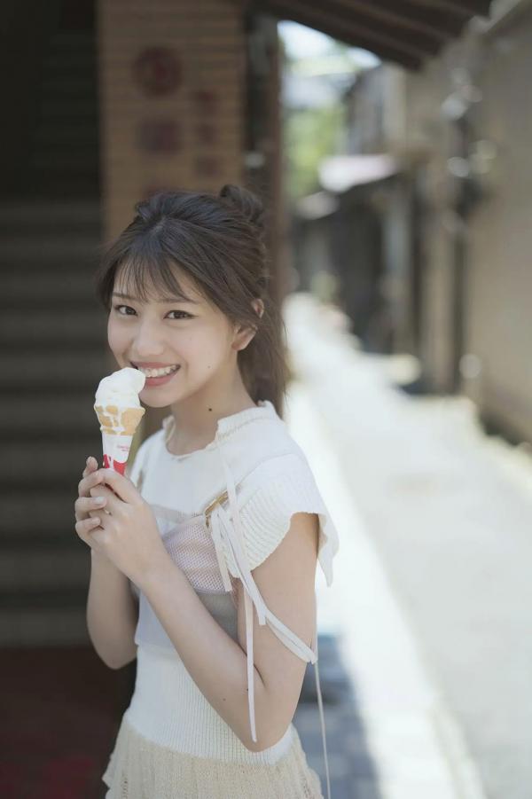    白石まゆみ《グラから見るか？エモから見るか？》外景写真与室内私房，清新治愈，尽显女神甜美灵动与自然纯净气息第7张图片