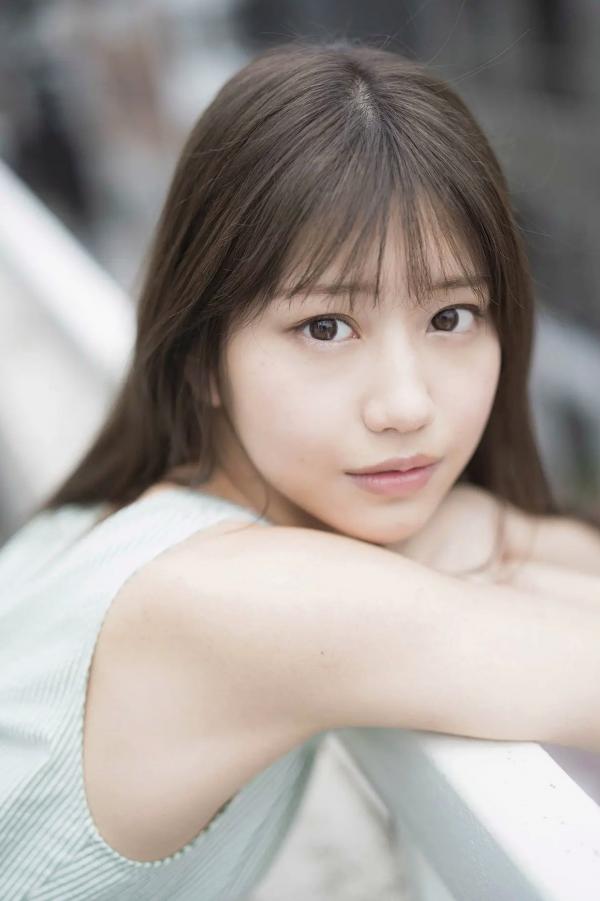   白石まゆみ《グラから見るか？エモから見るか？》外景写真与室内私房，清新治愈，尽显女神甜美灵动与自然纯净气息第13张图片