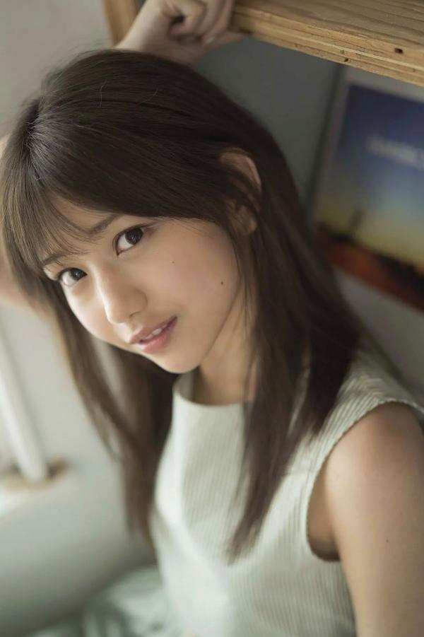    白石まゆみ《グラから見るか？エモから見るか？》外景写真与室内私房，清新治愈，尽显女神甜美灵动与自然纯净气息第22张图片