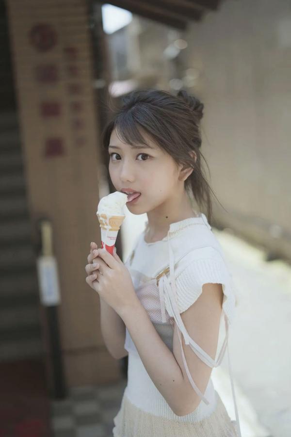    白石まゆみ《グラから見るか？エモから見るか？》外景写真与室内私房，清新治愈，尽显女神甜美灵动与自然纯净气息第39张图片
