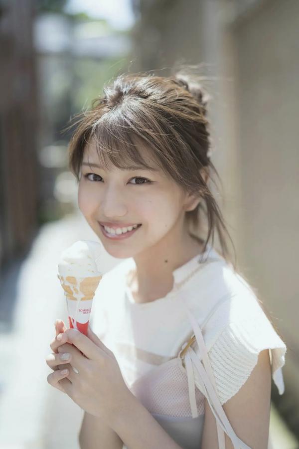    白石まゆみ《グラから見るか？エモから見るか？》外景写真与室内私房，清新治愈，尽显女神甜美灵动与自然纯净气息第40张图片