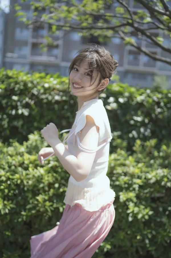    白石まゆみ《グラから見るか？エモから見るか？》外景写真与室内私房，清新治愈，尽显女神甜美灵动与自然纯净气息第45张图片