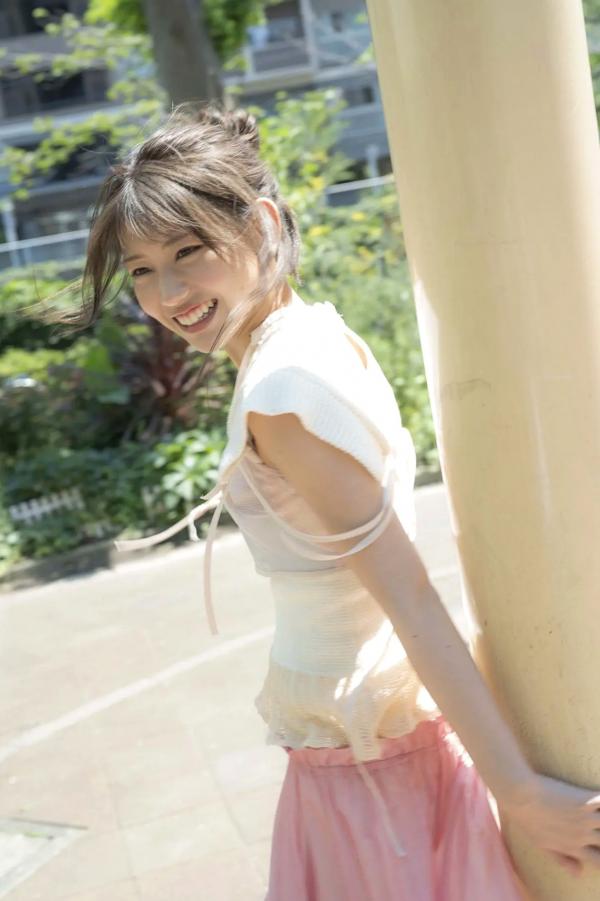    白石まゆみ《グラから見るか？エモから見るか？》外景写真与室内私房，清新治愈，尽显女神甜美灵动与自然纯净气息第48张图片