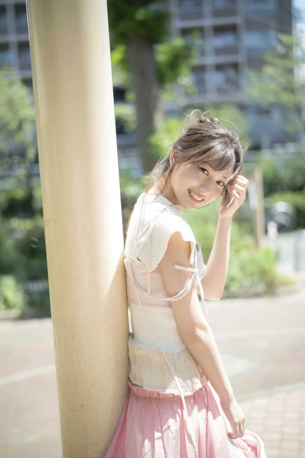    白石まゆみ《グラから見るか？エモから見るか？》外景写真与室内私房，清新治愈，尽显女神甜美灵动与自然纯净气息第49张图片