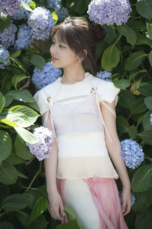    白石まゆみ《グラから見るか？エモから見るか？》外景写真与室内私房，清新治愈，尽显女神甜美灵动与自然纯净气息第50张图片
