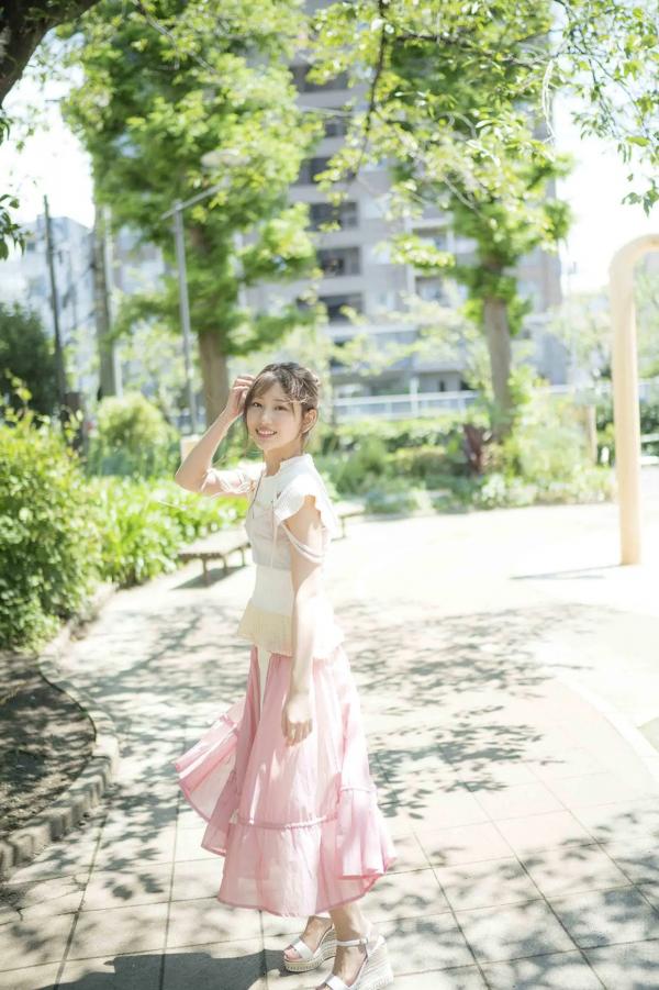    白石まゆみ《グラから見るか？エモから見るか？》外景写真与室内私房，清新治愈，尽显女神甜美灵动与自然纯净气息第58张图片