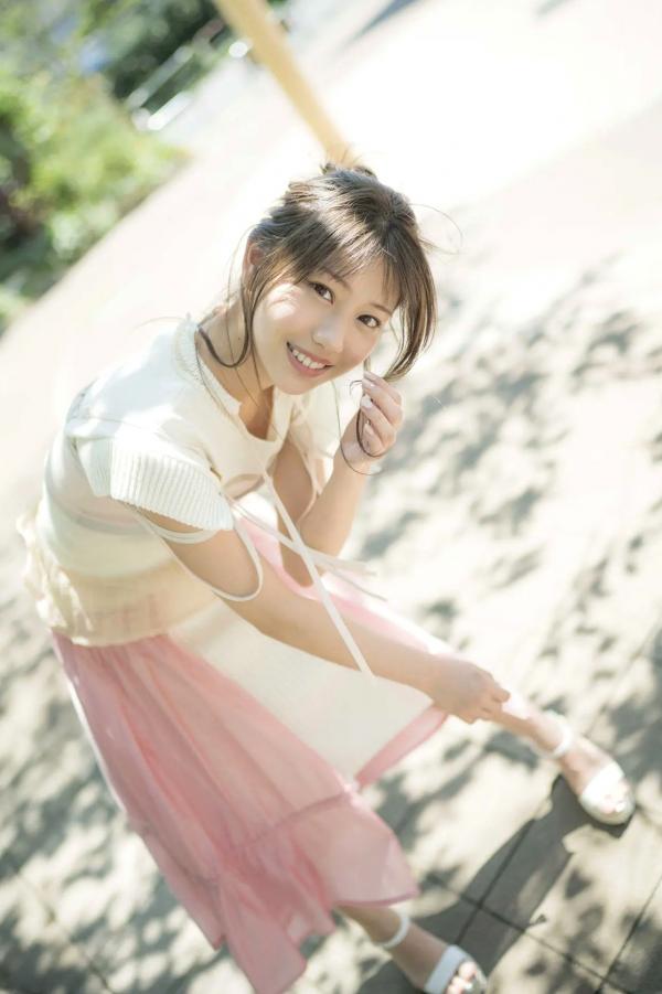    白石まゆみ《グラから見るか？エモから見るか？》外景写真与室内私房，清新治愈，尽显女神甜美灵动与自然纯净气息第59张图片