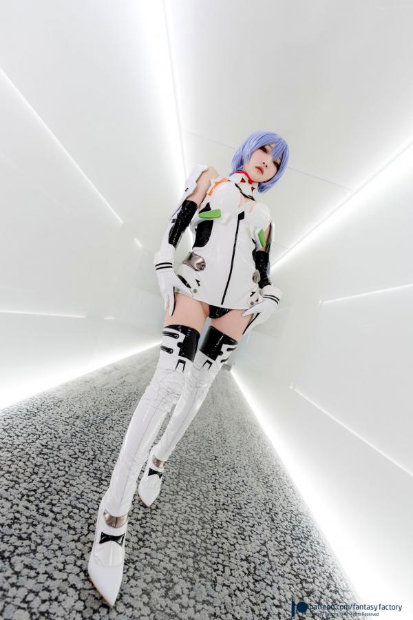    Fantasy-Factory-小丁Ding-《新世纪福音战士》绫波丽COS私房照-性感科技感战斗服-极品童颜巨乳女神第8张图片