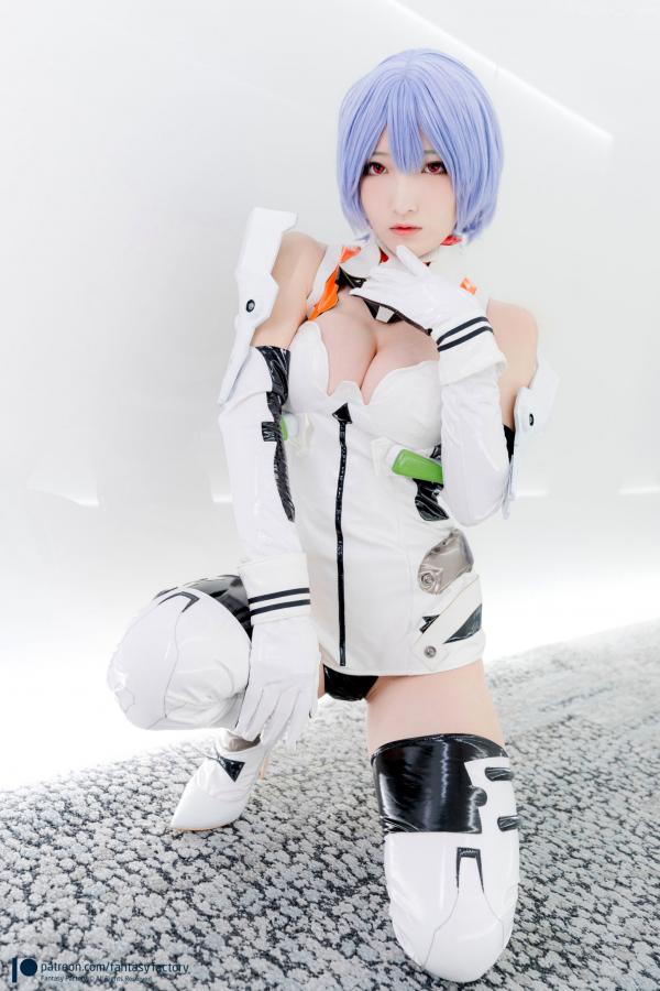    Fantasy-Factory-小丁Ding-《新世纪福音战士》绫波丽COS私房照-性感科技感战斗服-极品童颜巨乳女神第13张图片