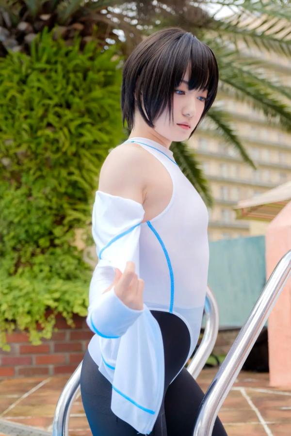    Fukami Akane 深見あかね - 极品竞技泳衣写真，清纯短发制服诱惑，极致美腿美臀精选集第17张图片