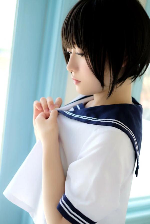    Fukami Akane 深見あかね - 极品竞技泳衣写真，清纯短发制服诱惑，极致美腿美臀精选集第71张图片