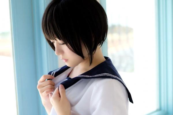   Fukami Akane 深見あかね - 极品竞技泳衣写真，清纯短发制服诱惑，极致美腿美臀精选集第72张图片