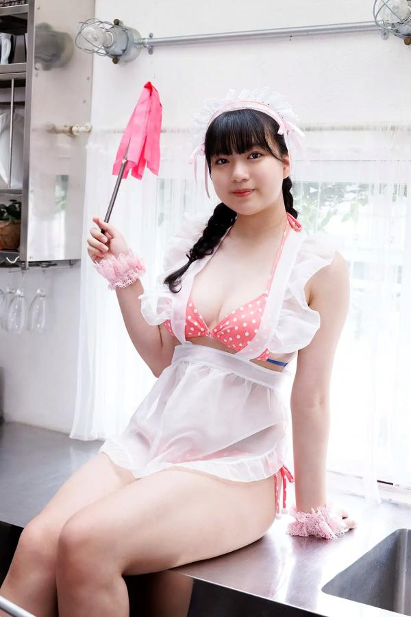    [Minisuka.tv] Maaya Obana 小花真彩 - 厨房女仆装扮，粉嫩波点比基尼，可爱童颜诱惑（Regular Gallery Stage1 Set 3.03）第1张图片