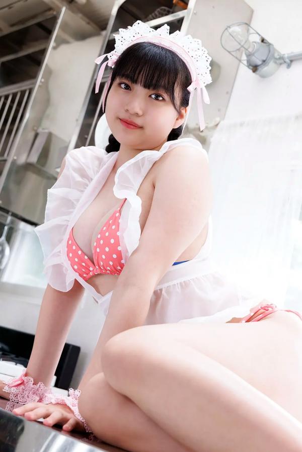    [Minisuka.tv] Maaya Obana 小花真彩 - 厨房女仆装扮，粉嫩波点比基尼，可爱童颜诱惑（Regular Gallery Stage1 Set 3.03）第18张图片