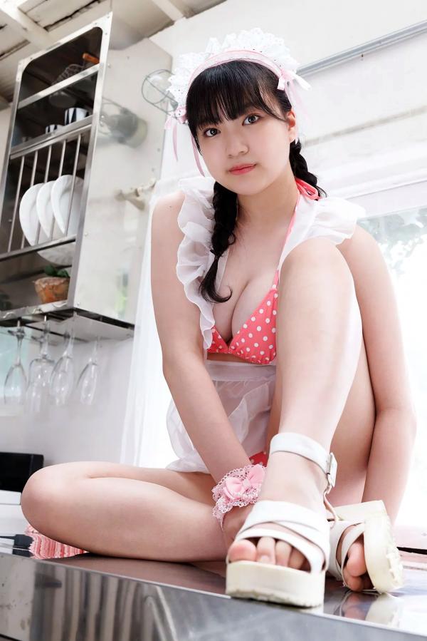    [Minisuka.tv] Maaya Obana 小花真彩 - 厨房女仆装扮，粉嫩波点比基尼，可爱童颜诱惑（Regular Gallery Stage1 Set 3.03）第23张图片