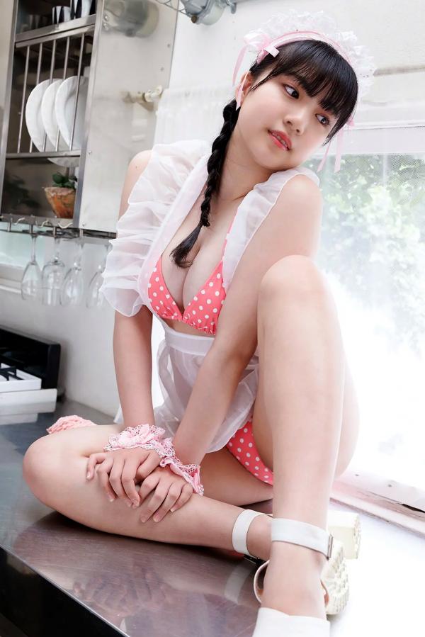    [Minisuka.tv] Maaya Obana 小花真彩 - 厨房女仆装扮，粉嫩波点比基尼，可爱童颜诱惑（Regular Gallery Stage1 Set 3.03）第26张图片