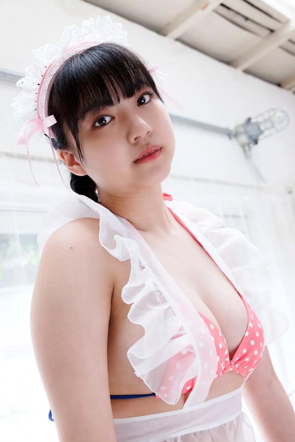    [Minisuka.tv] Maaya Obana 小花真彩 - 厨房女仆装扮，粉嫩波点比基尼，可爱童颜诱惑（Regular Gallery Stage1 Set 3.03）第34张图片