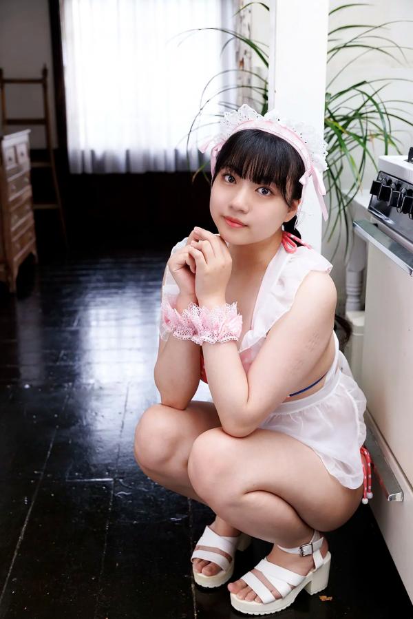    [Minisuka.tv] Maaya Obana 小花真彩 - 厨房女仆装扮，粉嫩波点比基尼，可爱童颜诱惑（Regular Gallery Stage1 Set 3.03）第35张图片