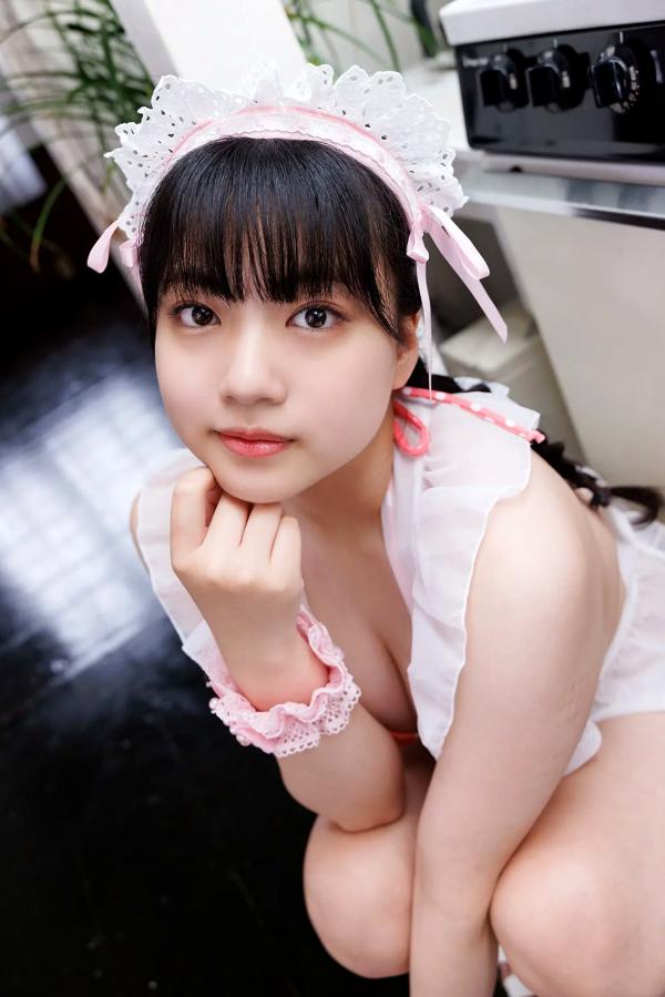    [Minisuka.tv] Maaya Obana 小花真彩 - 厨房女仆装扮，粉嫩波点比基尼，可爱童颜诱惑（Regular Gallery Stage1 Set 3.03）第37张图片