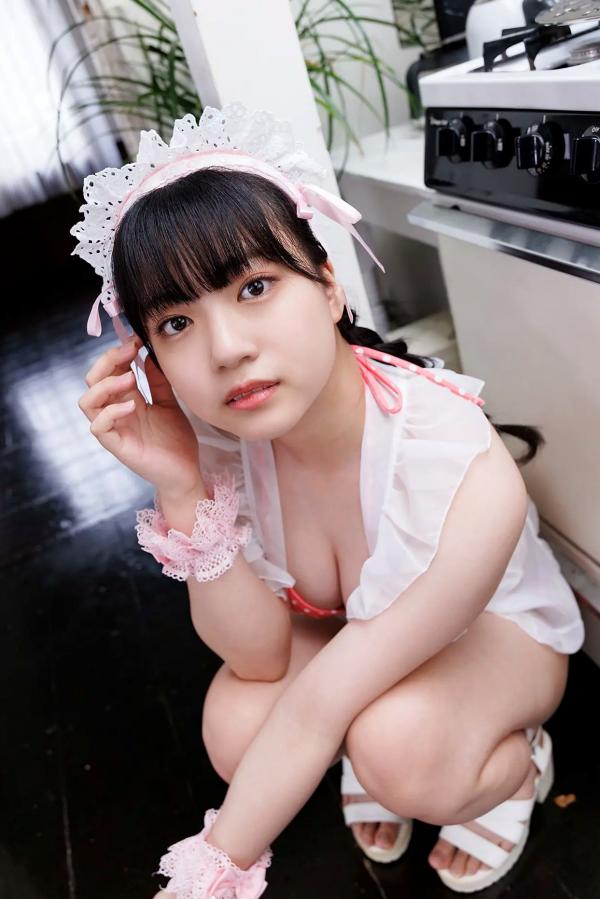    [Minisuka.tv] Maaya Obana 小花真彩 - 厨房女仆装扮，粉嫩波点比基尼，可爱童颜诱惑（Regular Gallery Stage1 Set 3.03）第38张图片