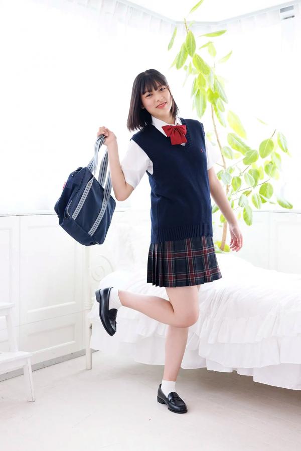   [Minisuka.tv] Eyu Hirayama 平山えゆ - 青春清纯JK制服诱惑，校园活力美少女私房照第1张图片