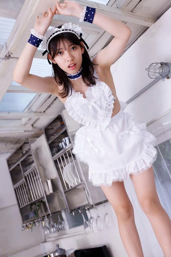    [Minisuka.tv] Akane Nishikawa 西川茜 - Secret Gallery Stage2，少女感十足的性感女仆装，精致制服诱惑尽显清纯与妩媚第31张图片