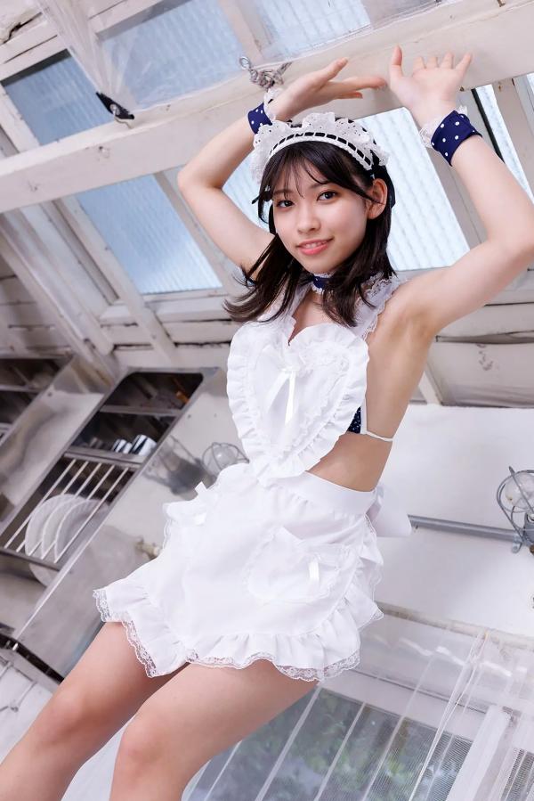    [Minisuka.tv] Akane Nishikawa 西川茜 - Secret Gallery Stage2，少女感十足的性感女仆装，精致制服诱惑尽显清纯与妩媚第34张图片