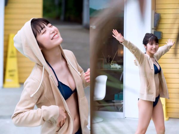    吉田桜 - 透明的夏，清新比基尼夏日户外写真，治愈系少女的曼妙时光第2张图片