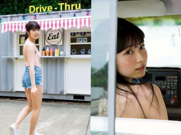   吉田桜 - 透明的夏，清新比基尼夏日户外写真，治愈系少女的曼妙时光第11张图片
