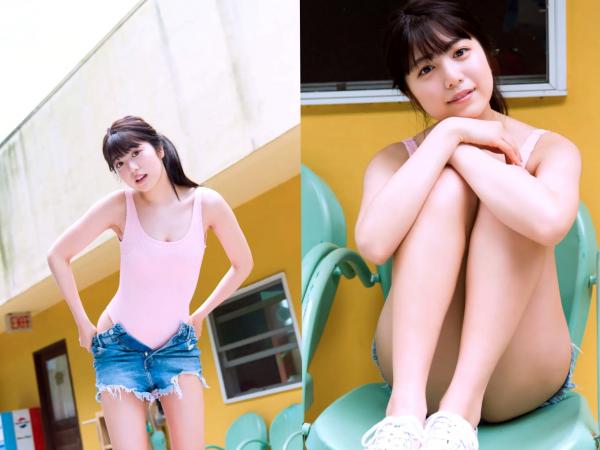    吉田桜 - 透明的夏，清新比基尼夏日户外写真，治愈系少女的曼妙时光第13张图片