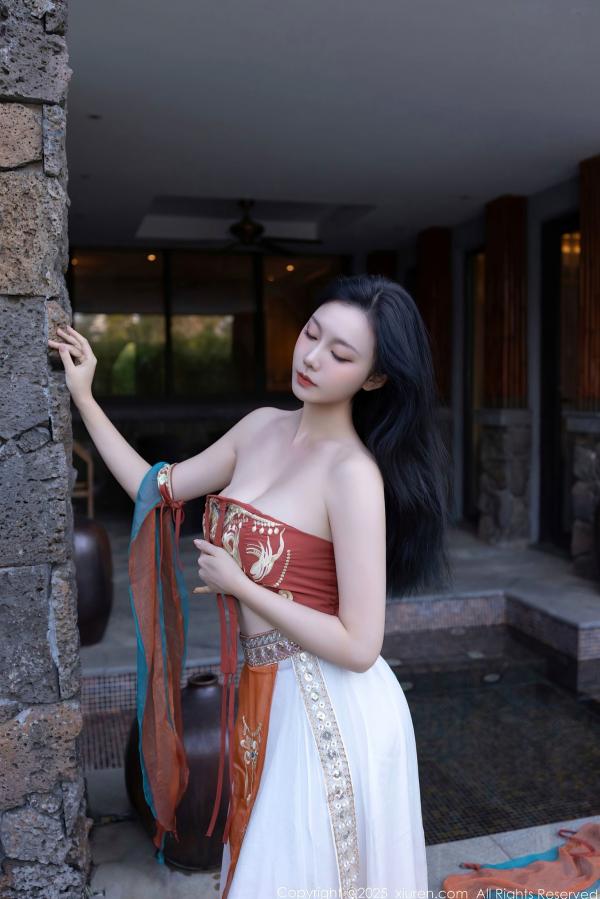    XiuRen秀人网-9757-安然anran-西域风情古装抹胸照，演绎国潮古典韵味，完美身材尽显东方仙气女神范第20张图片
