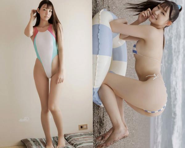    Ayu Hazaki 波崎天結清纯诱惑写真：室外比基尼草地风光与室内性感私房魅力大赏第55张图片
