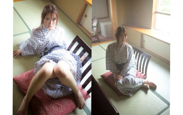    香坂紗梨 - 蝶のささやき，日系清新甜美浴衣私房照，展现慵懒家居风格的治愈系尤物第26张图片
