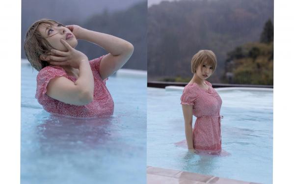    乙アリス - Hottie World 湿身雨中优雅长裙与运动风蕾丝内衣私房写真第25张图片