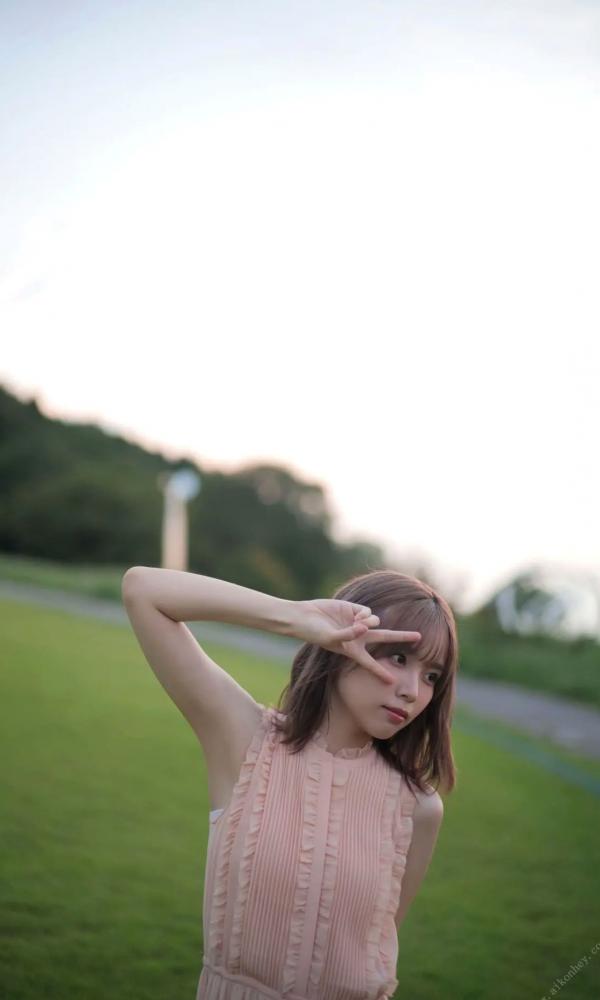    Liyuu写真集「いつまでも、ずっと。」清新甜美户外写真，可爱花裙与海边车拍，尽显灵动治愈女神范儿第25张图片