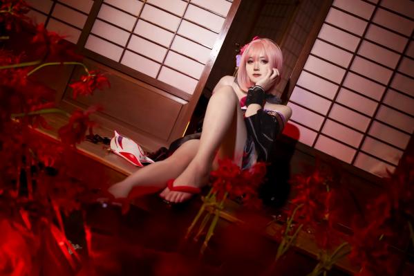    奈奈紀 - Mori Calliope 精致和服Cosplay大尺度写真，曼珠沙华唯美诱惑第2张图片