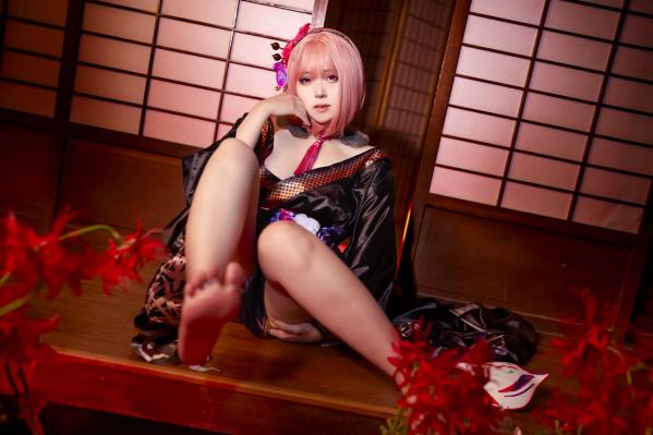    奈奈紀 - Mori Calliope 精致和服Cosplay大尺度写真，曼珠沙华唯美诱惑第6张图片