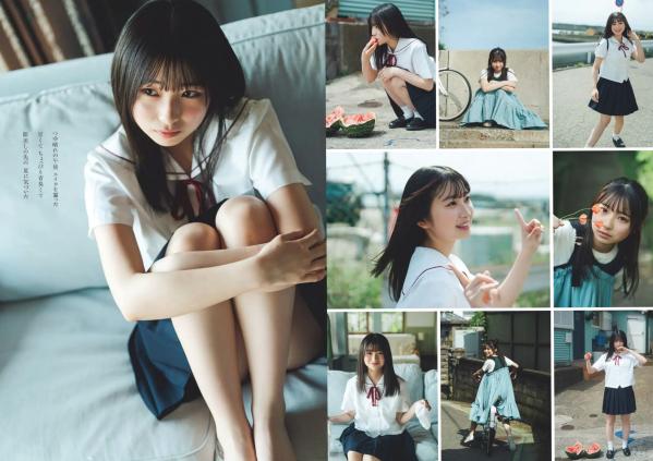    [Weekly Playboy] 2024 No.29 志田音々等校园制服诱惑与海边湿身泳装私房写真，清纯女神治愈系视觉盛宴第12张图片