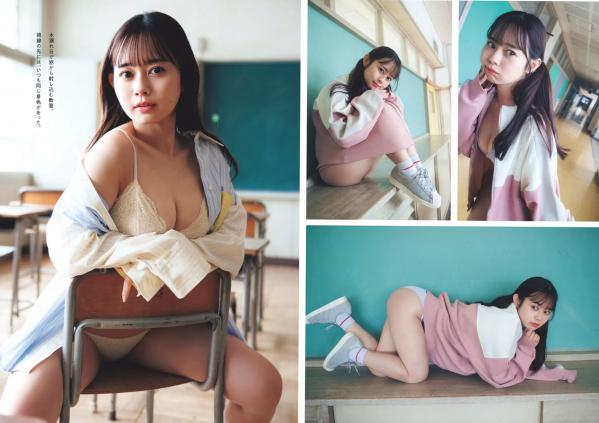    [Weekly Playboy] 2024 No.29 志田音々等校园制服诱惑与海边湿身泳装私房写真，清纯女神治愈系视觉盛宴第23张图片