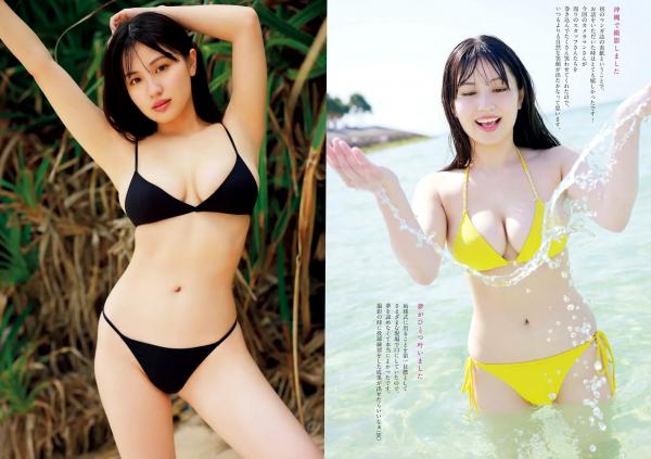    [Weekly Big Comic Spirits] 2024 No.31 花咲楓香精选写真，海边泳装比基尼诱惑，清纯甜美与性感身材完美结合第3张图片